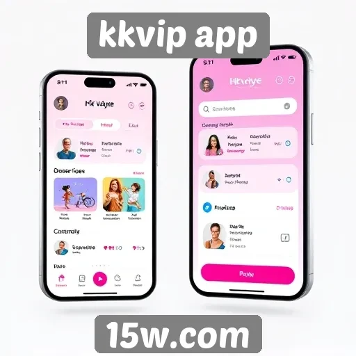 Interface do usuário do kkvip app é intuitiva